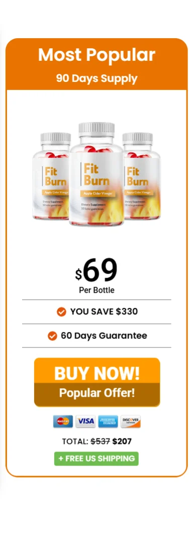 Fit Burn™ 3 bottles pricing